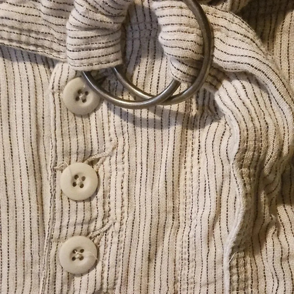 NWT Free People, Emerson Utility Pant ivory size 2 - Picture 7 of 7